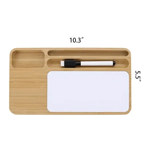 Bamboo 15W Wireless Charging Desk Organizer - Bamboo 15W Wireless Charging Desk Organizer - Image 1 of 4