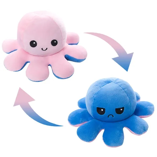 4 inch Octopus Reversible Plushie - 4 inch Octopus Reversible Plushie - Image 1 of 4