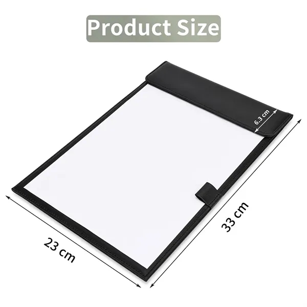 Leather A4 Letter Clipboards with Pen Holder - Leather A4 Letter Clipboards with Pen Holder - Image 2 of 7