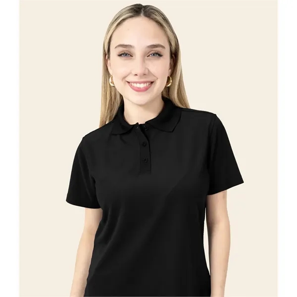 Women's Short Sleeve Polo Shirt - Real Basics - Women's Short Sleeve Polo Shirt - Real Basics - Image 0 of 9