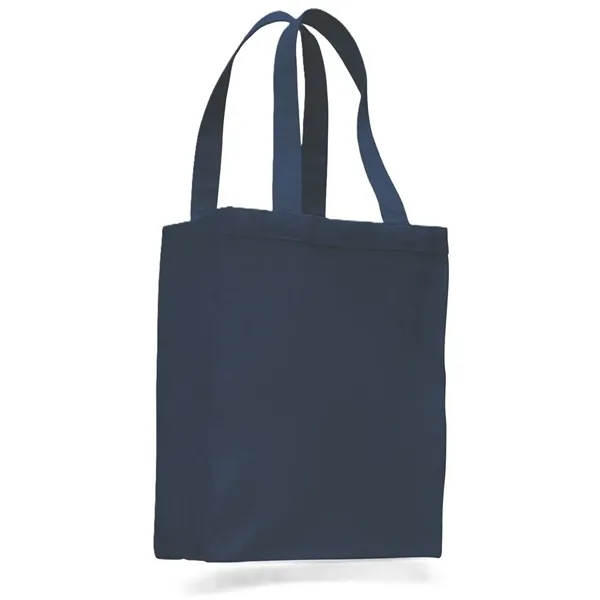 Large Canvas Shopping Tote w/5" Gusset - Colors - Large Canvas Shopping Tote w/5" Gusset - Colors - Image 2 of 5