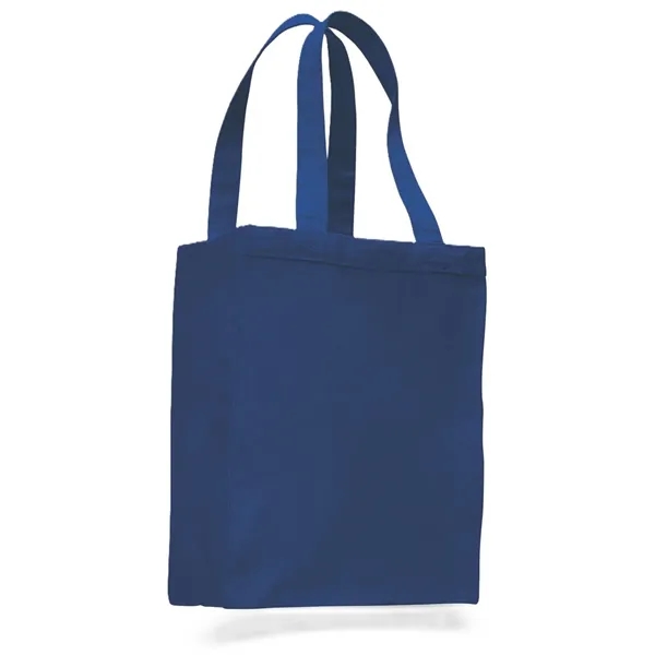 Large Canvas Shopping Tote w/5" Gusset - Colors - Large Canvas Shopping Tote w/5" Gusset - Colors - Image 3 of 5