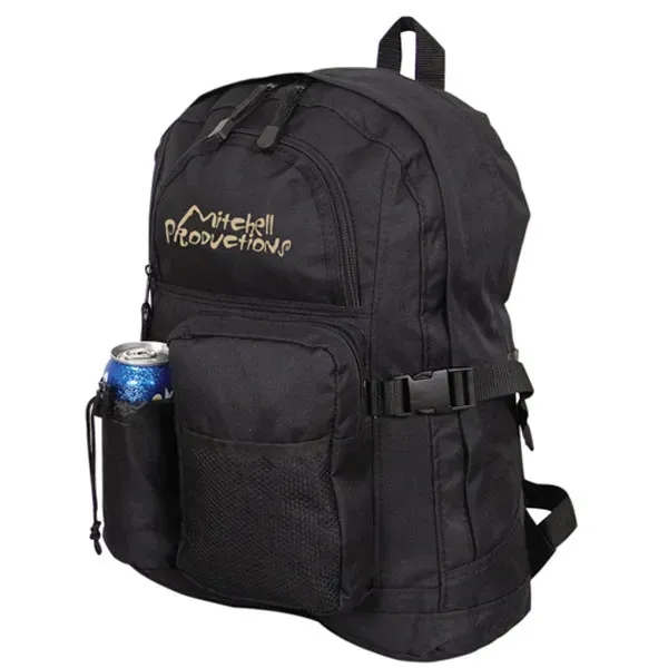 3 Zippered Compartments Backpack - 3 Zippered Compartments Backpack - Image 1 of 1