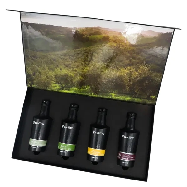 Extra Virgin, Basil, Lemon Olive Oil & Fig Balsamic, 200mL - Extra Virgin, Basil, Lemon Olive Oil & Fig Balsamic, 200mL - Image 1 of 1