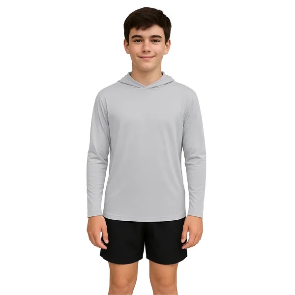 Kids Performance Fishing Hoodie - Kids Performance Fishing Hoodie - Image 4 of 9