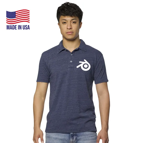 USA Made Unisex Triblend Pigment Dyed Polo - USA Made Unisex Triblend Pigment Dyed Polo - Image 0 of 4