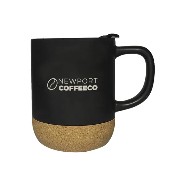Evora 325ml (11 fl oz) Cork Base Ceramic Mug - Evora 325ml (11 fl oz) Cork Base Ceramic Mug - Image 3 of 5