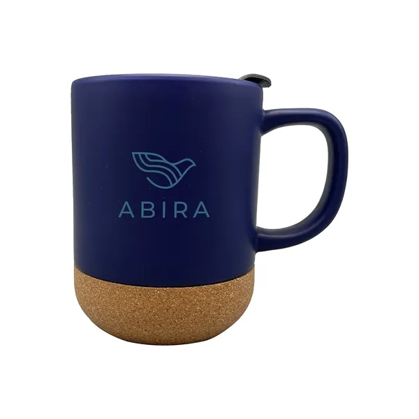 Evora 325ml (11 fl oz) Cork Base Ceramic Mug - Evora 325ml (11 fl oz) Cork Base Ceramic Mug - Image 4 of 5