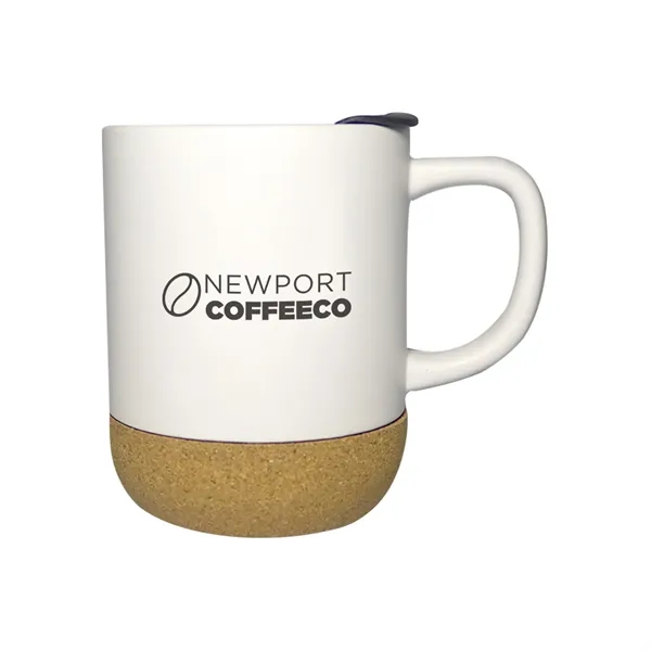 Evora 325ml (11 fl oz) Cork Base Ceramic Mug - Evora 325ml (11 fl oz) Cork Base Ceramic Mug - Image 5 of 5