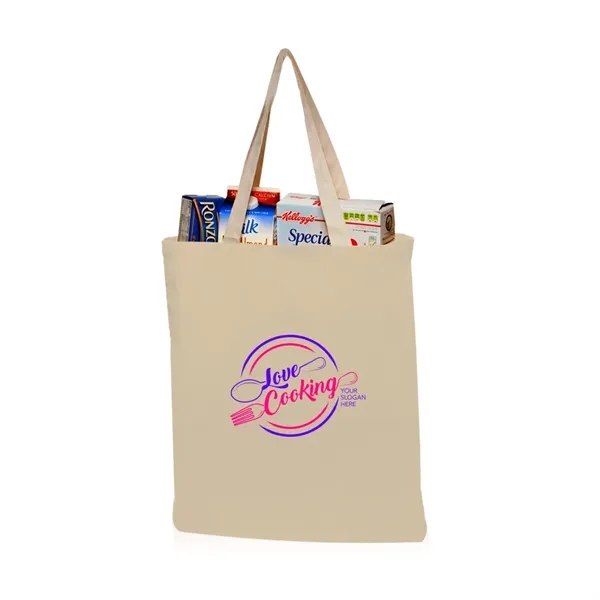 4 oz. Color Cotton Canvas Tote Bags - 4 oz. Color Cotton Canvas Tote Bags - Image 3 of 6