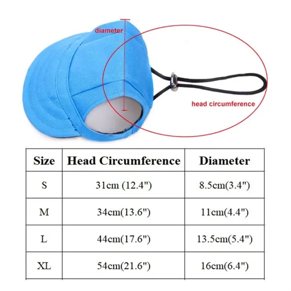 Pet Baseball Cap - Pet Baseball Cap - Image 1 of 1
