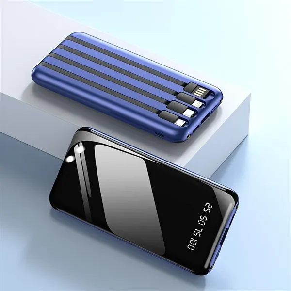Power Bank with Built-in Cables - Power Bank with Built-in Cables - Image 2 of 3