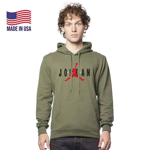 USA Made Unisex Cotton Pullover Hoodie - USA Made Unisex Cotton Pullover Hoodie - Image 0 of 7