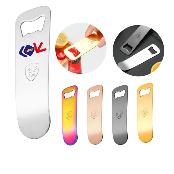 Stainless Steel Custom Beer Opener - Stainless Steel Custom Beer Opener - Image 0 of 5