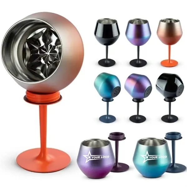 14OZ Detachable Stem Premium Stainless Steel Goblet - 14OZ Detachable Stem Premium Stainless Steel Goblet - Image 0 of 6