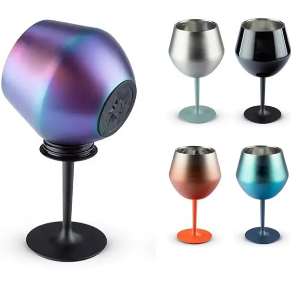 14OZ Detachable Stem Premium Stainless Steel Goblet - 14OZ Detachable Stem Premium Stainless Steel Goblet - Image 2 of 6