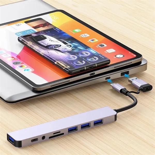 8 in 1 USB C Hub Docking Station - 8 in 1 USB C Hub Docking Station - Image 2 of 2