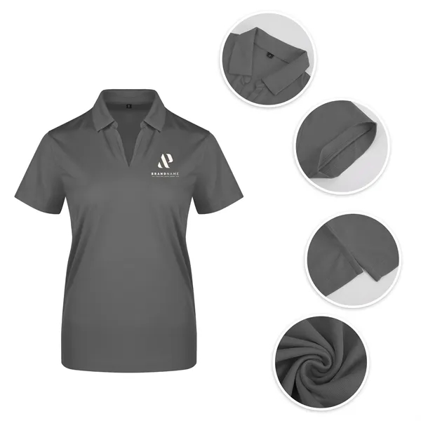 Ladies Sport Micro Pique Tech Polo Shirt - Ladies Sport Micro Pique Tech Polo Shirt - Image 1 of 5