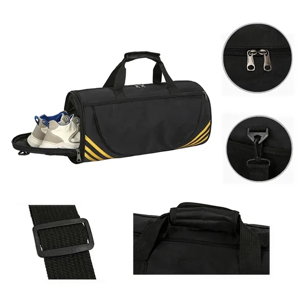 Nylon Waterproof Gym Fitness Sport Bag - Nylon Waterproof Gym Fitness Sport Bag - Image 2 of 2