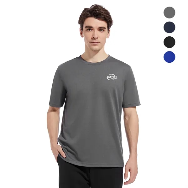 Men's UV Micro Mesh Short Sleeve T-Shirt - Men's UV Micro Mesh Short Sleeve T-Shirt - Image 0 of 5