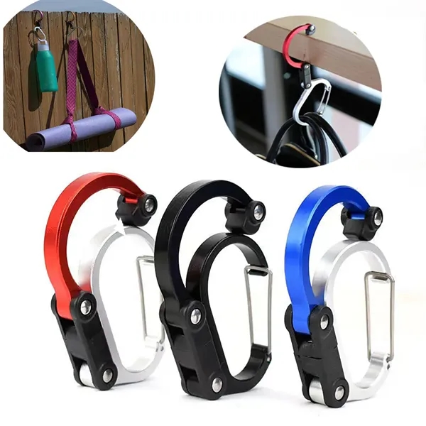 Outdoor D-Shaped Carabiner Clip - Outdoor D-Shaped Carabiner Clip - Image 0 of 4