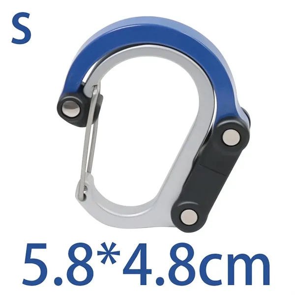 Outdoor D-Shaped Carabiner Clip - Outdoor D-Shaped Carabiner Clip - Image 3 of 4