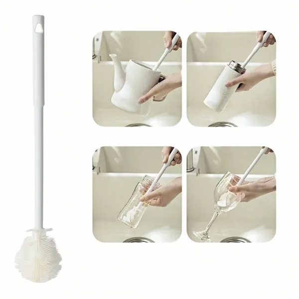 Flexible Silicone Bottle Brush Long Handle 360 Clean - Flexible Silicone Bottle Brush Long Handle 360 Clean - Image 0 of 4