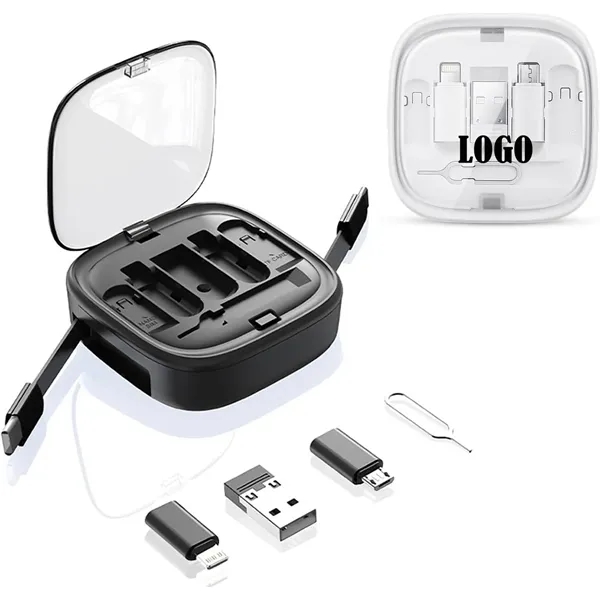 6-in-1 Fast Charging Cord Kit with Travel Storage Case - 6-in-1 Fast Charging Cord Kit with Travel Storage Case - Image 0 of 6