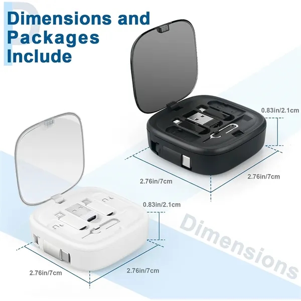 6-in-1 Fast Charging Cord Kit with Travel Storage Case - 6-in-1 Fast Charging Cord Kit with Travel Storage Case - Image 1 of 6