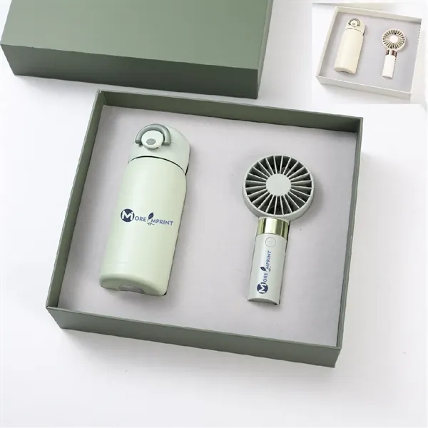 12oz Tumbler Mini USB Fan Gift Set Beach Summer Kit - 12oz Tumbler Mini USB Fan Gift Set Beach Summer Kit - Image 0 of 4