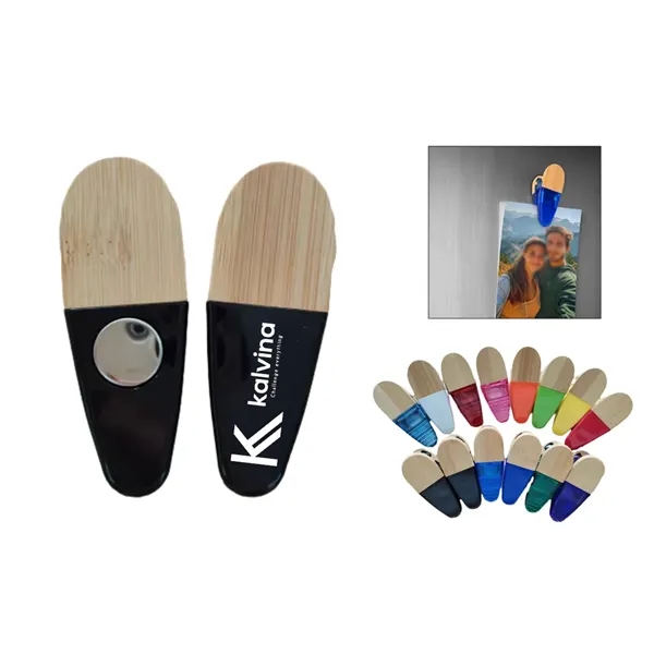 Bamboo Magnet Clip - Bamboo Magnet Clip - Image 0 of 2