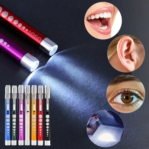 Reusable Medical LED Pen Lights with Pupil Gauge and Ruler - Reusable Medical LED Pen Lights with Pupil Gauge and Ruler - Image 0 of 3