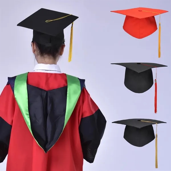 Custom Unisex Adult  Graduation Cap With Tassel - Custom Unisex Adult  Graduation Cap With Tassel - Image 1 of 3