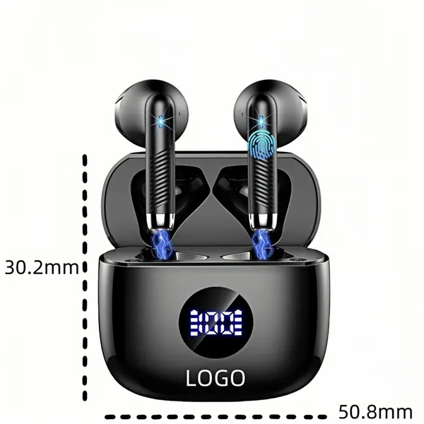 Bluetooth 5.4 Wireless Earbuds Hi-Fi 32H 4-Mic ENC IP7 Sport - Bluetooth 5.4 Wireless Earbuds Hi-Fi 32H 4-Mic ENC IP7 Sport - Image 1 of 4