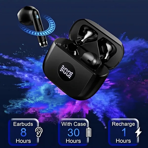 Bluetooth 5.4 Wireless Earbuds Hi-Fi 32H 4-Mic ENC IP7 Sport - Bluetooth 5.4 Wireless Earbuds Hi-Fi 32H 4-Mic ENC IP7 Sport - Image 2 of 4