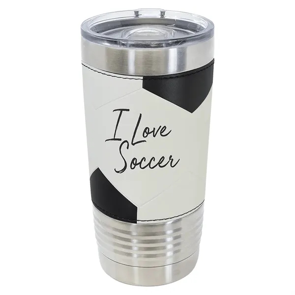 Polar Camel 20oz Leatherette/Stainless Sports Steel Tumblers - Polar Camel 20oz Leatherette/Stainless Sports Steel Tumblers - Image 10 of 15