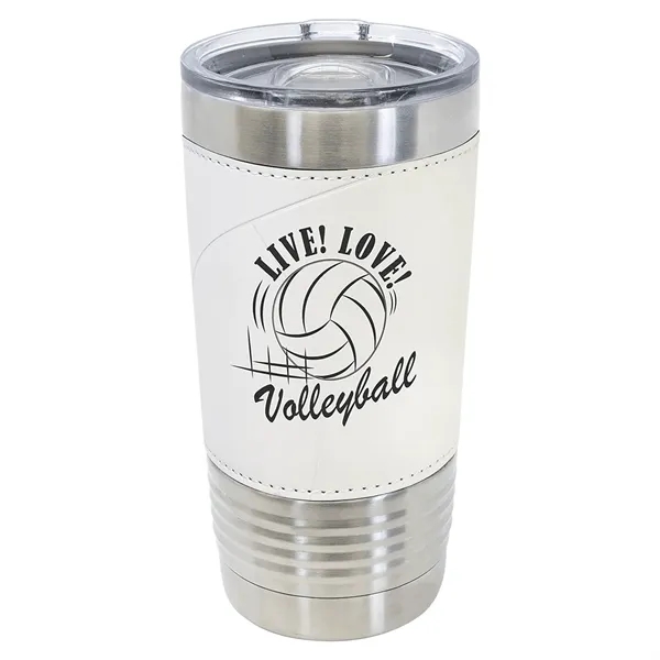 Polar Camel 20oz Leatherette/Stainless Sports Steel Tumblers - Polar Camel 20oz Leatherette/Stainless Sports Steel Tumblers - Image 12 of 15
