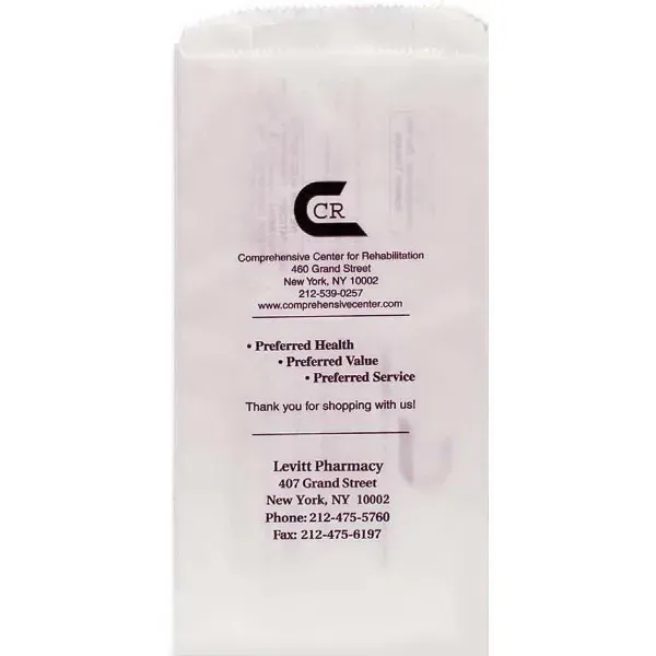 Pharmacy Bags - 5" x 2 1/2" x 10" - Pharmacy Bags - 5" x 2 1/2" x 10" - Image 0 of 0