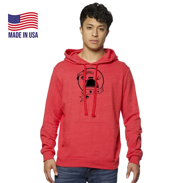 Unisex USA Made Organic Triblend French Terry Pullover Hoody - Unisex USA Made Organic Triblend French Terry Pullover Hoody - Image 0 of 5