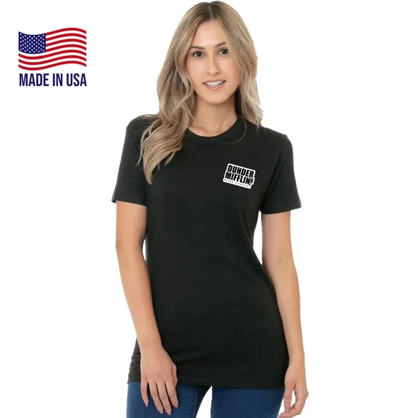 100% USA-Made Women's Triblend Racerback Crew Tee - 100% USA-Made Women's Triblend Racerback Crew Tee - Image 0 of 5