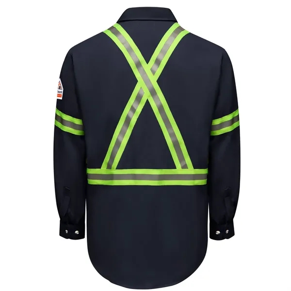 Bulwark® Men's Dress Uniform Shirt with Reflective Trim - Bulwark® Men's Dress Uniform Shirt with Reflective Trim - Image 1 of 1