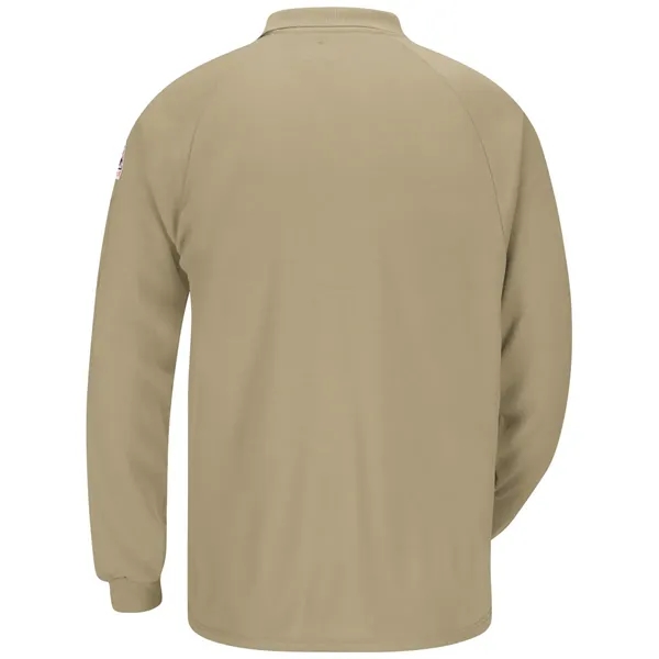 Bulwark® Men's Classic Lightweight FR Long Sleeve Polo - Bulwark® Men's Classic Lightweight FR Long Sleeve Polo - Image 5 of 5