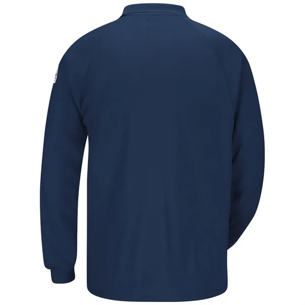 Bulwark® Men's Classic Lightweight FR Long Sleeve Polo - Bulwark® Men's Classic Lightweight FR Long Sleeve Polo - Image 4 of 5