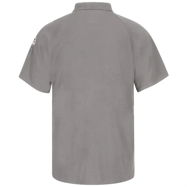 Bulwark® Men's Classic Lightweight FR Short Sleeve Polo - Bulwark® Men's Classic Lightweight FR Short Sleeve Polo - Image 2 of 3