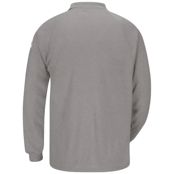Bulwark® Men's Classic Lightweight FR Long Sleeve Polo - Bulwark® Men's Classic Lightweight FR Long Sleeve Polo - Image 3 of 5