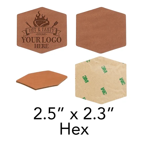 Full-Grain Leather Patch w/Adhesive Back Made in USA - Full-Grain Leather Patch w/Adhesive Back Made in USA - Image 4 of 4