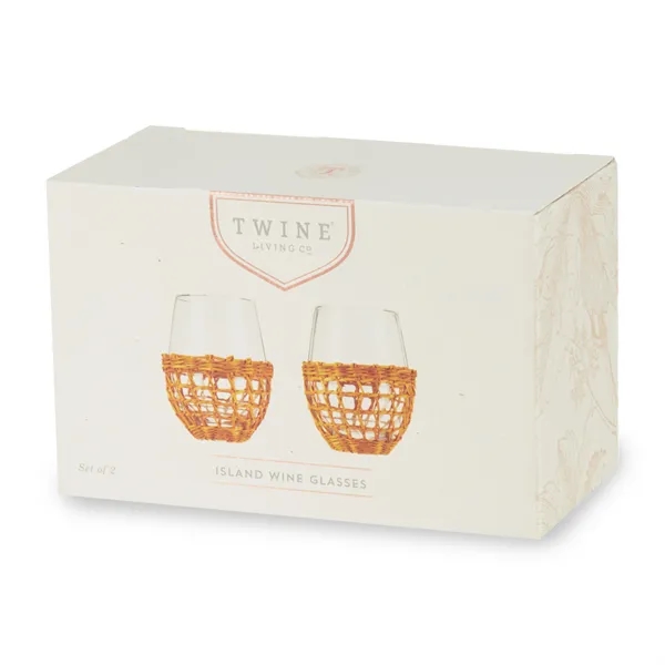 Twine Living® Island Stemless Wine Glass - Twine Living® Island Stemless Wine Glass - Image 2 of 6