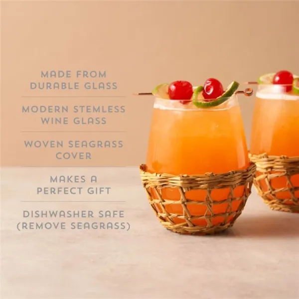 Twine Living® Island Stemless Wine Glass - Twine Living® Island Stemless Wine Glass - Image 4 of 6