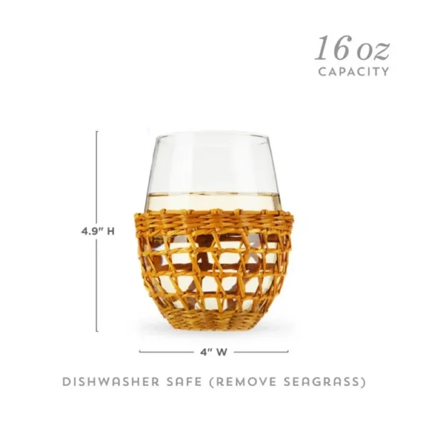 Twine Living® Island Stemless Wine Glass - Twine Living® Island Stemless Wine Glass - Image 5 of 6