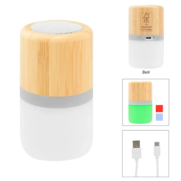 Bamboo Wireless Light Up Speaker 2.0 - Bamboo Wireless Light Up Speaker 2.0 - Image 0 of 2